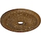 Ekena Millwork Tomango Egg & Dart Medallion (Canopies up to 6 3/4"), 27 7/8"OD x 3 7/8"ID x 2 1/2"P, Smokey Topaz CM27TOSTC - alternate 2